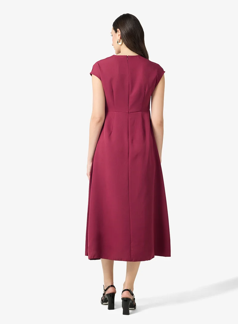 ايلا A-line Dress With Pleats